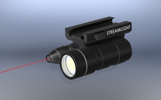 骑士战术LED灯和激光指示器缩略图